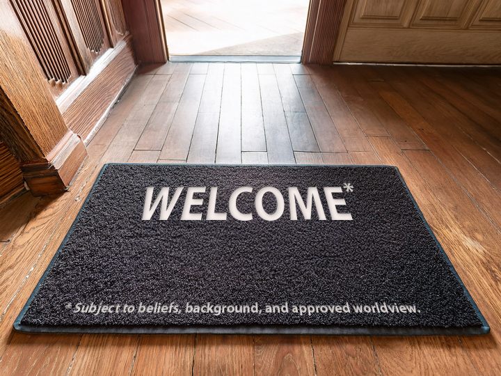 All Are Welcome (Terms and Conditions Apply) - a story based on Revelation 7:9-17 and Acts 11:1-18- Easter 5 Year C