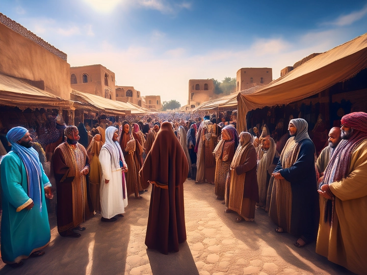 The Whisper of Dar al-Nur (House of Light) &mdash; Based on John 9:13-34 &ndash; Religious leaders question the healing and investigate what has happened &mdash; Lent 4 A